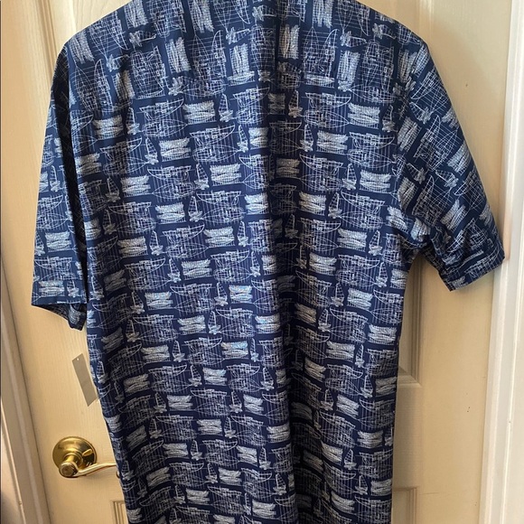 Arrow Blue Casual Button Down Shirt - Picture 6 of 8